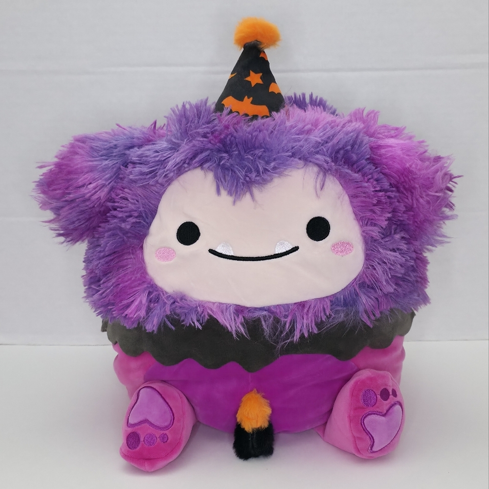 🎃 WOXIE 🐾 12" Pink & Purple BigFoot Clown Halloween 2025 Squishmallow NWT